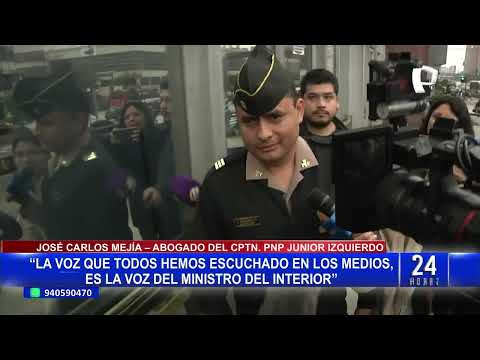 Juan José Santiváñez: capitán PNP entregó nuevos audios que delatarían al ministro del Interior