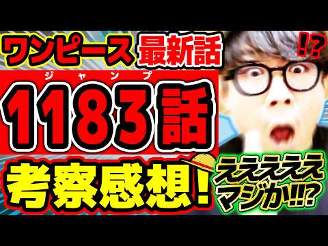 【 ワンピース最新1183話 】ええええマジか…!?!?そこがついに描かれる!?!?ブルックも軍子も過去ヤバすぎる回!!※ジャンプネタバレ注意 / 考察感想