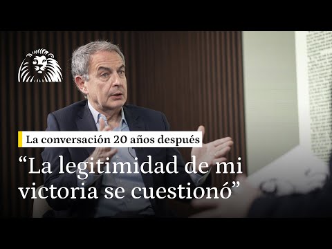 Zapatero, 20 años después de llegar a La Moncloa: La legitimidad de mi victoria se cuestionó
