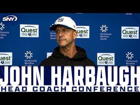 John Harbaugh on the NFC East, Malik <strong>Nabers</strong>’ status and Commanders prep