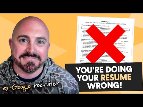 Do THIS to improve your RESUME by 20% (ex-Google recruiter can't believe how few people do this)