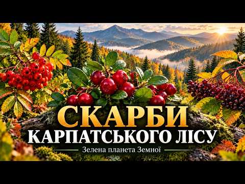 Карпатськи збір: брусниця, горобина і червона бузина