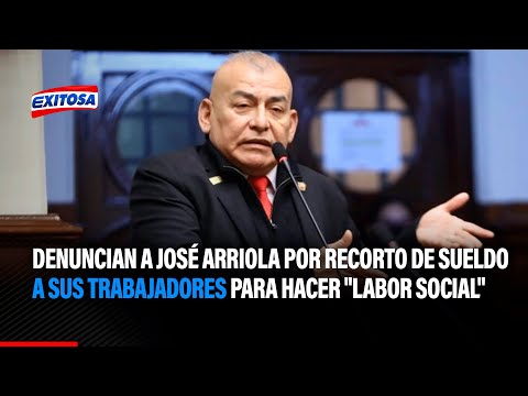 Denuncian a José Arriola por recorto de sueldo a sus trabajadores para hacer labor social