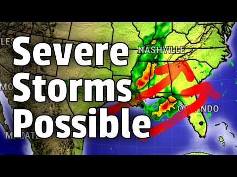 Severe Storms Possible with Another Winter Front!