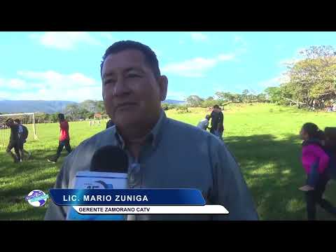 El Lic. Mario Zuniga realizo torneo de fútbol en cantón Monteca, Nueva Esparta, La Unión