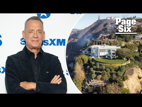 Tom Hanks’ cliffside LA home narrowly avoids wildfire