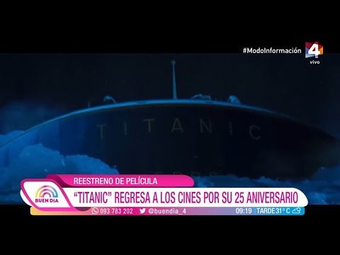Buen Día - Reestreno de película: Titanic regresa a los cines por su 25 aniversario
