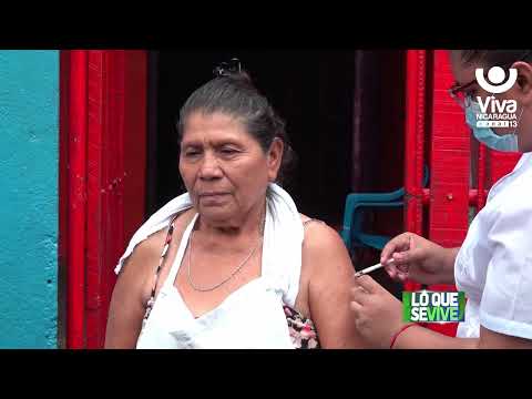 Familias del barrio Jonathan González fueron inmunizados contra la Covid-19 en  Managua
