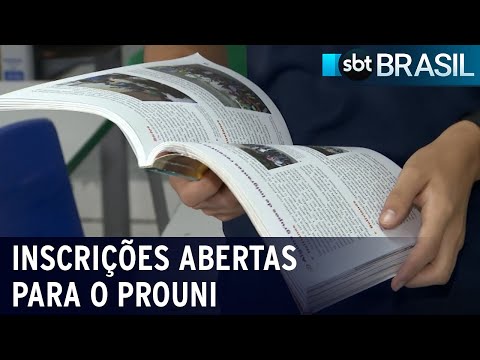 Prouni abre inscrições oferecendo mais de 400 mil bolsas de estudo | SBT Brasil (29/01/24)