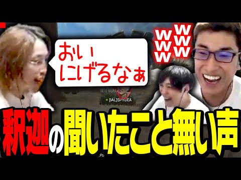 久しぶりの3BR集結で、聞いたことない釈迦の叫び声に爆笑する関優太【ApexLegends】