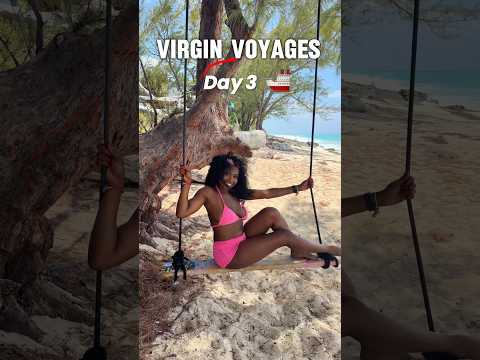 Day 3 on Virgin Voyages! Bimini, Bahamas! 🚢🌊#cruiselife #travel #baecation #biminibahamas