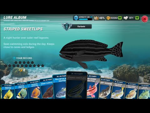 I Caught The New Striped Sweetlips - Fishing Clash Gameplay Ep515