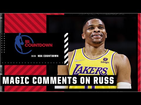 Magic Johnson VERY CRITICAL of Russell Westbrook with the Lakers | NBA Countdown video clip