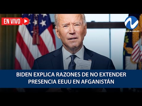 EN VIVO: Biden explica razones de no extender presencia EEUU en Afganistán