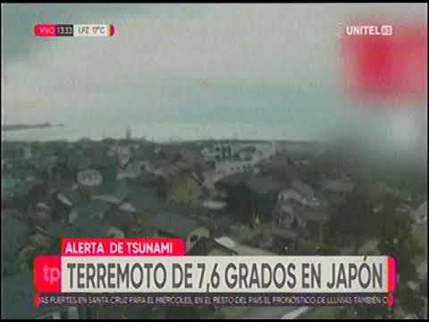01012024 TERREMOTO DE 7,6 GRADOS EN JAPÓN Y ALERTA DE TSUNAMI UNITEL