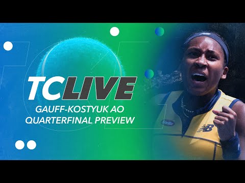 Previewing the Gauff-Kostyuk AO Quarterfinal Matchup | Tennis Channel Live