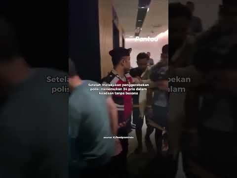 Polrestabes Surabaya Amankan 34 Pria Diduga Sedang Pesta G4y di Hotel #shorts