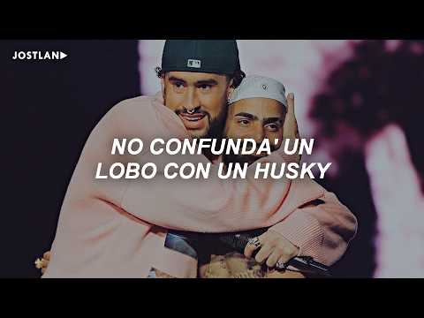 Arcángel & Bad Bunny - Original (Letra) | no confundas un lobo con un husky