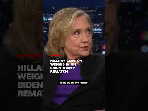Hillary Clinton weighs in on Biden-Trump rematch