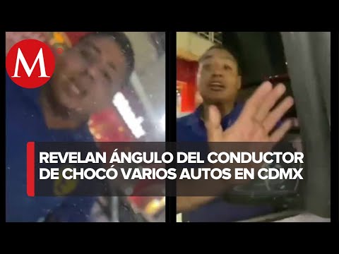 Lo que no se vio de la camioneta que chocó varios autos en plaza de CDMX