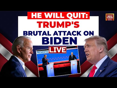LIVE | Donald Trump's Take On 2024 Race: 'Broken-Down' Biden And 'pathetic' Kamala Harris