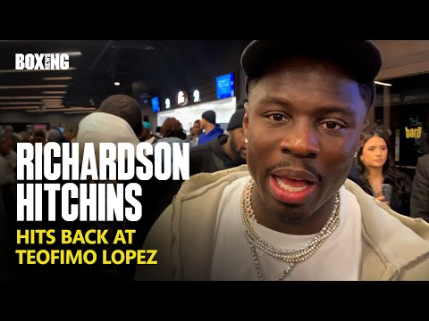 Richardson Hitchins Denies Teofimo Lopez Fight Offer