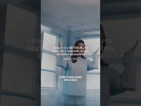 O Rei seja exaltado para todo o sempre 🤍