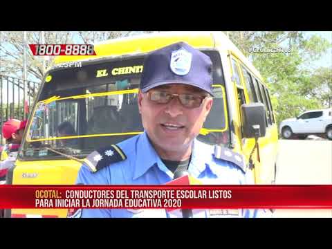 Transporte escolar listo para iniciar la jornada educativa 2020 – Nicaragua