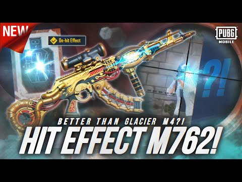 TIME TO LEAVE GLACIER M416?!😱 //// NEW ON-HIT EFFECT M762 SKIN🔥 - PUBG MOBILE | SOLO vs SQUADS