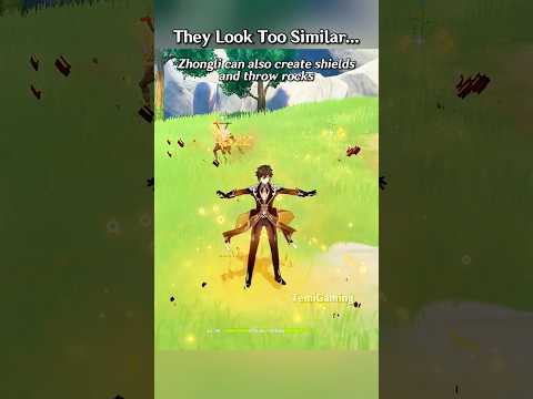 Some Genshin Characters Look Just Like Slimes #genshinimpact #genshin #hoyoverse #archon #slime