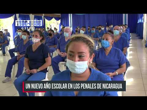 MINED inaugura año escolar en sistema penitenciario de Granada - Nicaragua