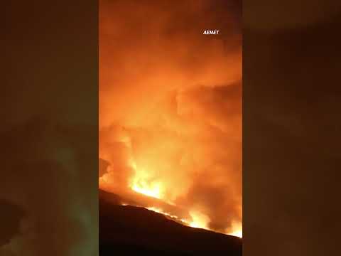 Tenerife: timelapse de l'incendie sur l'île espagnole