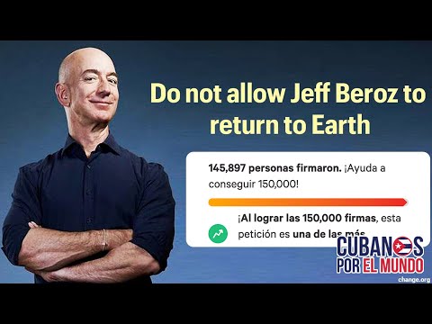 La petición para evitar que Jeff Bezos vuelva a la Tierra sobrepasa las 145.000 firmas