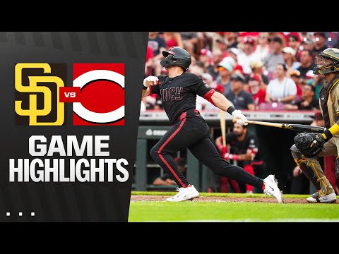 Padres vs. Reds Game Highlights (6/27/25) | MLB Highlights