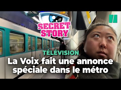 La Voix s’est invitée dans le métro parisien pour teaser le retour de Secret Story