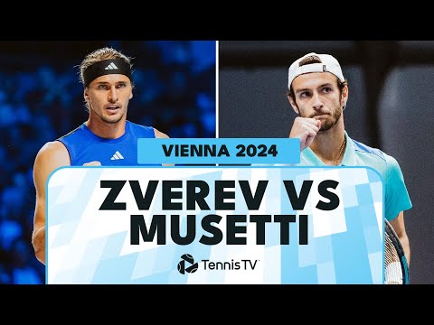 THRILLING Alexander Zverev vs Lorenzo Musetti Match Highlights | Vienna 2024