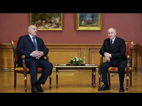 Encontro entre Putin e Lukashenko em São Petersburgo