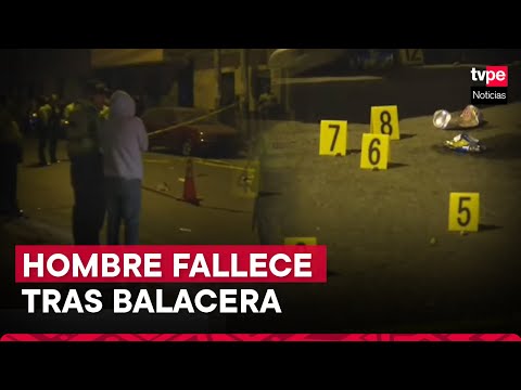 Cercado de Lima: un muerto y cuatro heridos en ataque a balazos