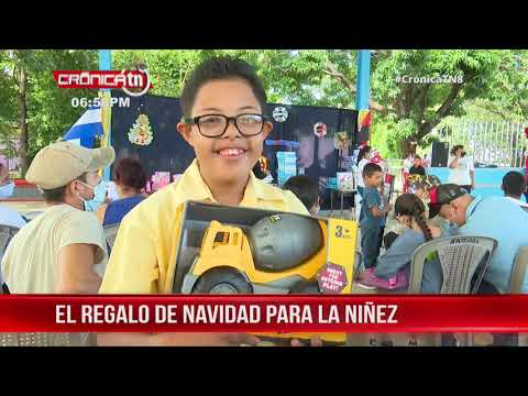 Colegios públicos de Managua reciben juguetes en vísperas de Navidad ¬¬– Nicaragua