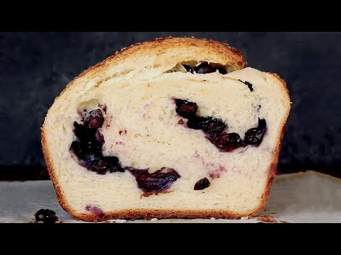 Baked Blueberry Brioche