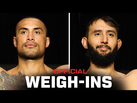 Ulberg vs Reyes Weigh-Ins | UFC Perth