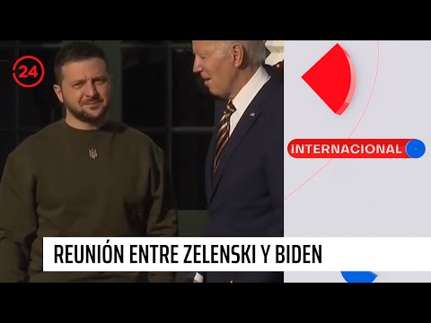 Presidente de Ucrania se reunió con Joe Biden | 24 Horas TVN Chile