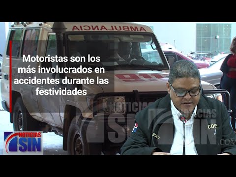 Motoristas son los más involucrados en accidentes durante las festividades