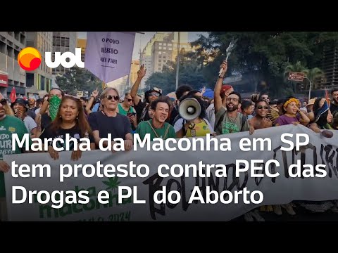 Marcha da Maconha em SP tem protesto contra PEC das Drogas e PL do Aborto