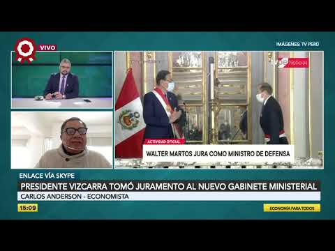 Carlos Anderson: “Me agota el mismo discurso del presidente Vizcarra”