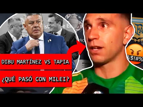 DIBU MARTÍNEZ criticó al CHIQUI TAPIA en COPA AMÉRICA ¿Se rompió la relación en ARGENTINA por MILEI?