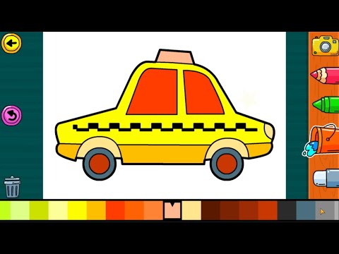 LEARN COLORING DRAWING CAR GAMES FOR KIDS CUTE GRAPHICS PERFECT GAME №2