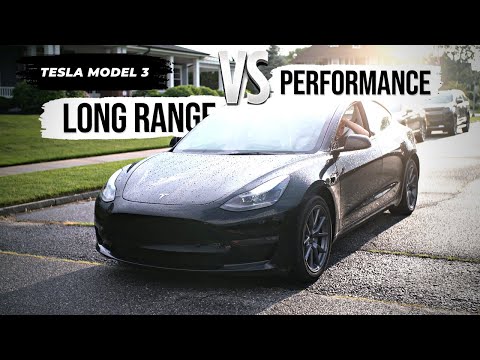 2022 Tesla Model 3 Performance vs. Model 3 Long Range // 5 Key Differences Car Review