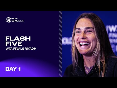 Flash Five | Day 1 | WTA Finals Riyadh