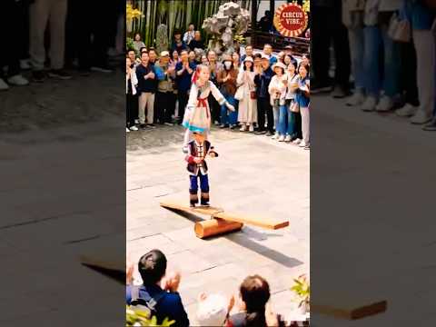Little girl & boy beautifull talent circus act #shorts #viralvideo #circus #trending #shortsfeed